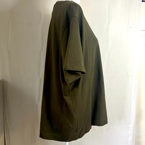 Short-sleeved Causal blouse - Khaki green- Ladies | H&M - Picture 4 of 6